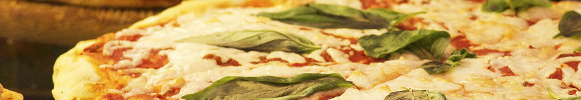 Eating Italian Pizza Sandwich at Italia Pizzeria restaurant in Olympia, WA.